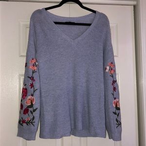 American Eagle Embroidered Sweater